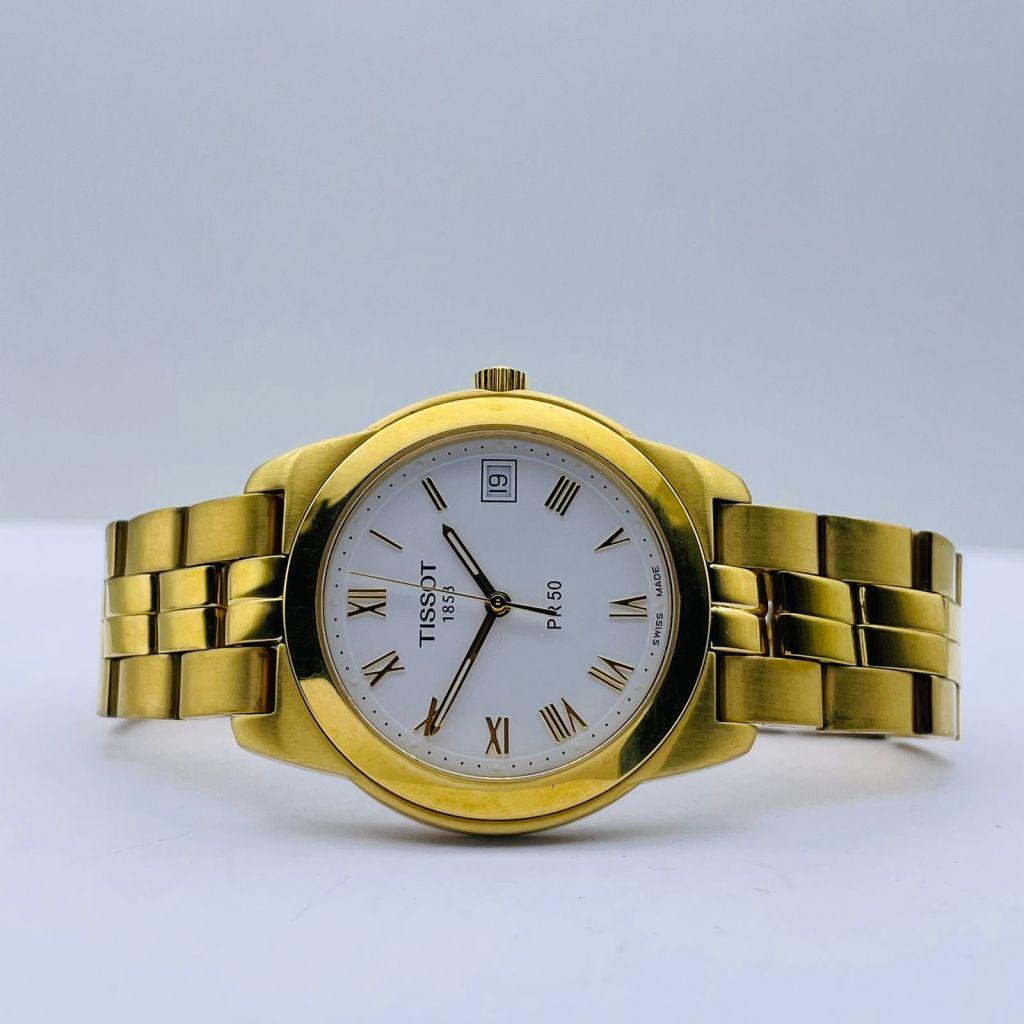 Tissot pr 50 on sale gold